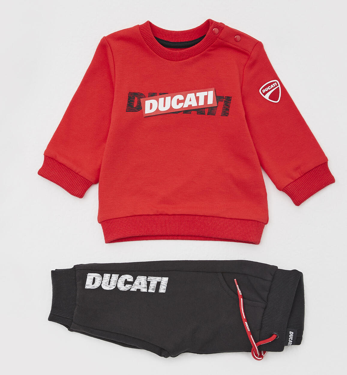 Tuta neonato in felpa Ducati