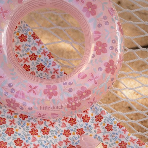 Ciambella salvagente Fiori rosa 50 cm