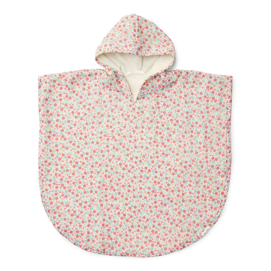 Little Dutch Poncho da spiaggia Sunny Flowers