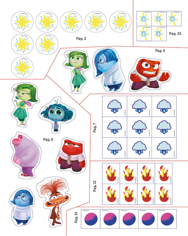 1000 Sticker Inside Out 2