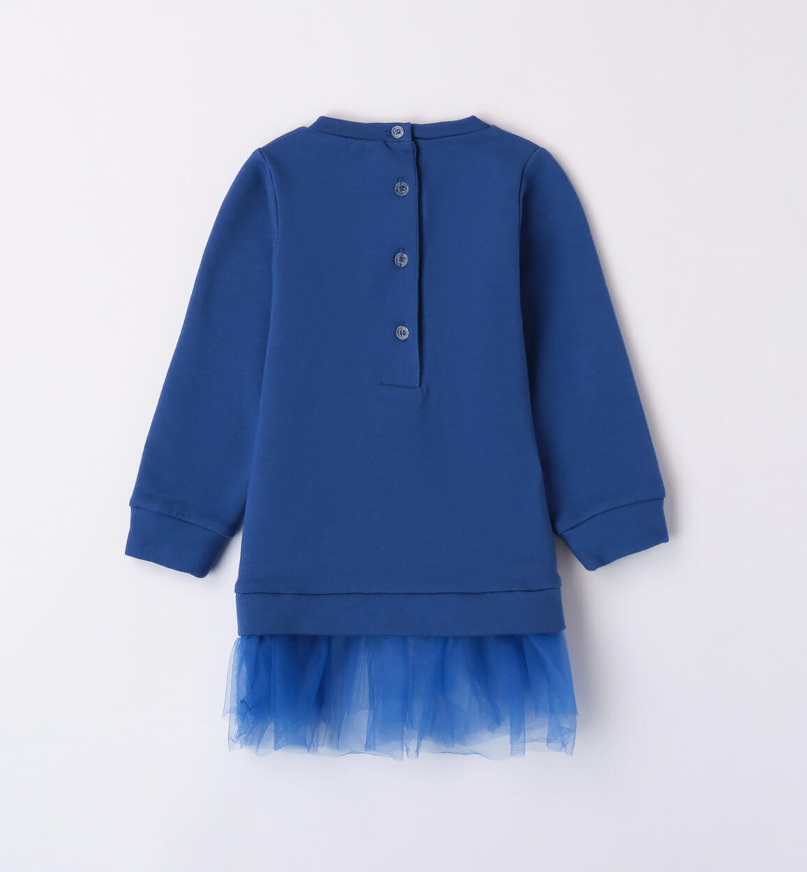 Abito bambina con balze in tulle