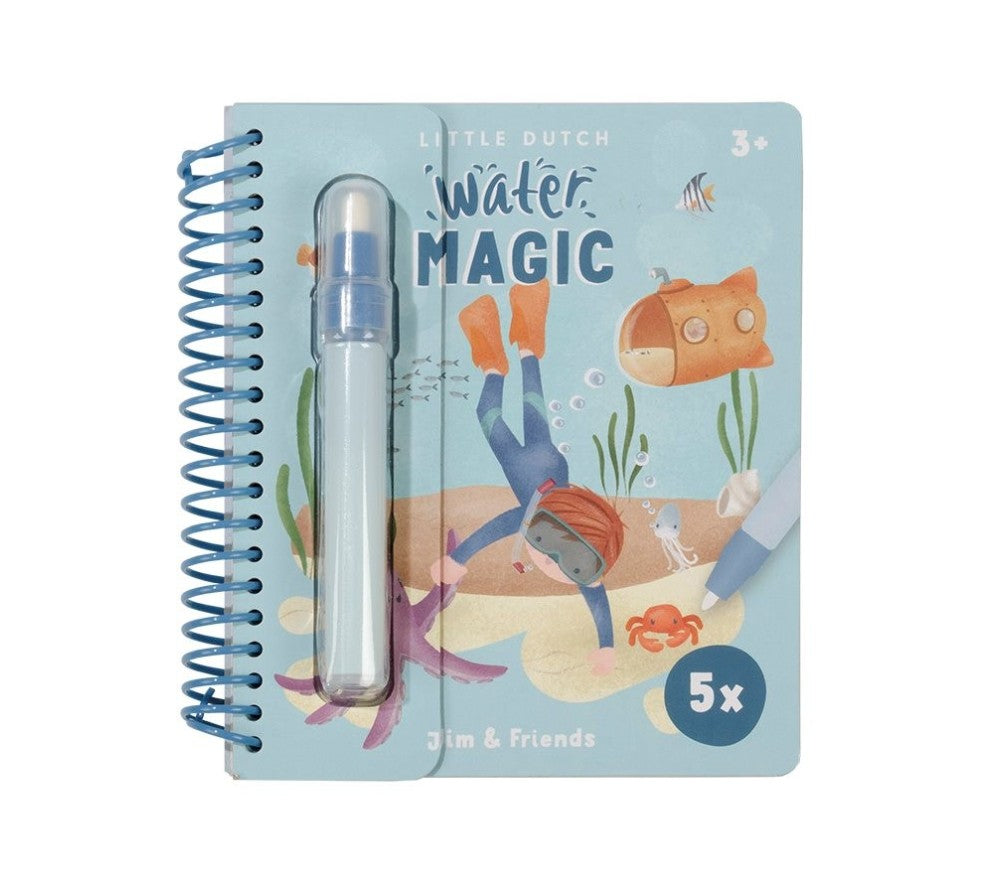 Libro magico da colorare con acqua Jim & friends
