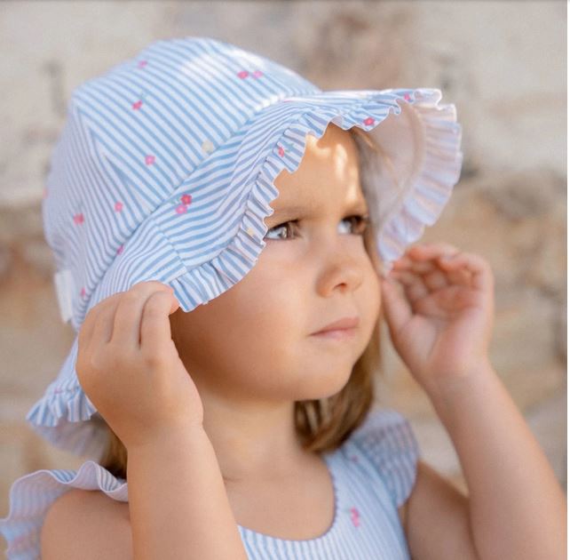 Little Dutch Cappello reversibile Blue Flowers