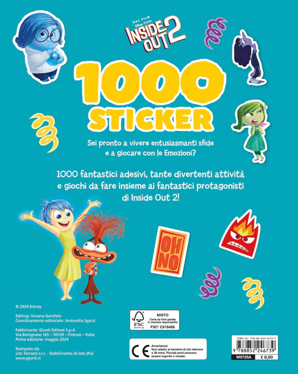 1000 Sticker Inside Out 2