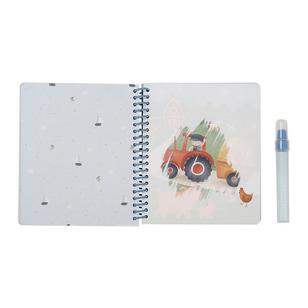 Libro magico da colorare con acqua Jim & friends