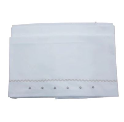 Set lenzuola 3 pz. con ricamo