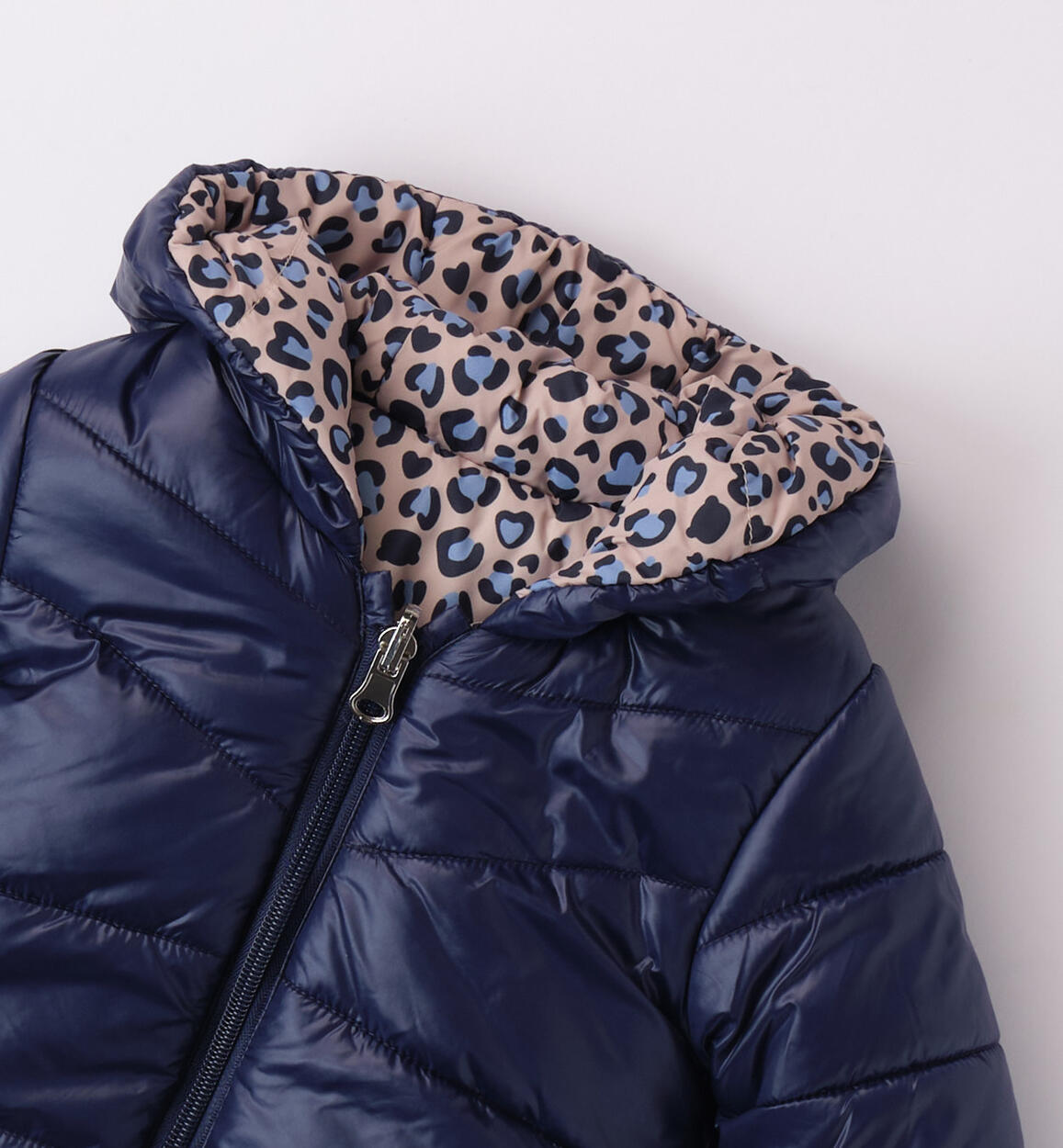 Piumino bimba reversibile