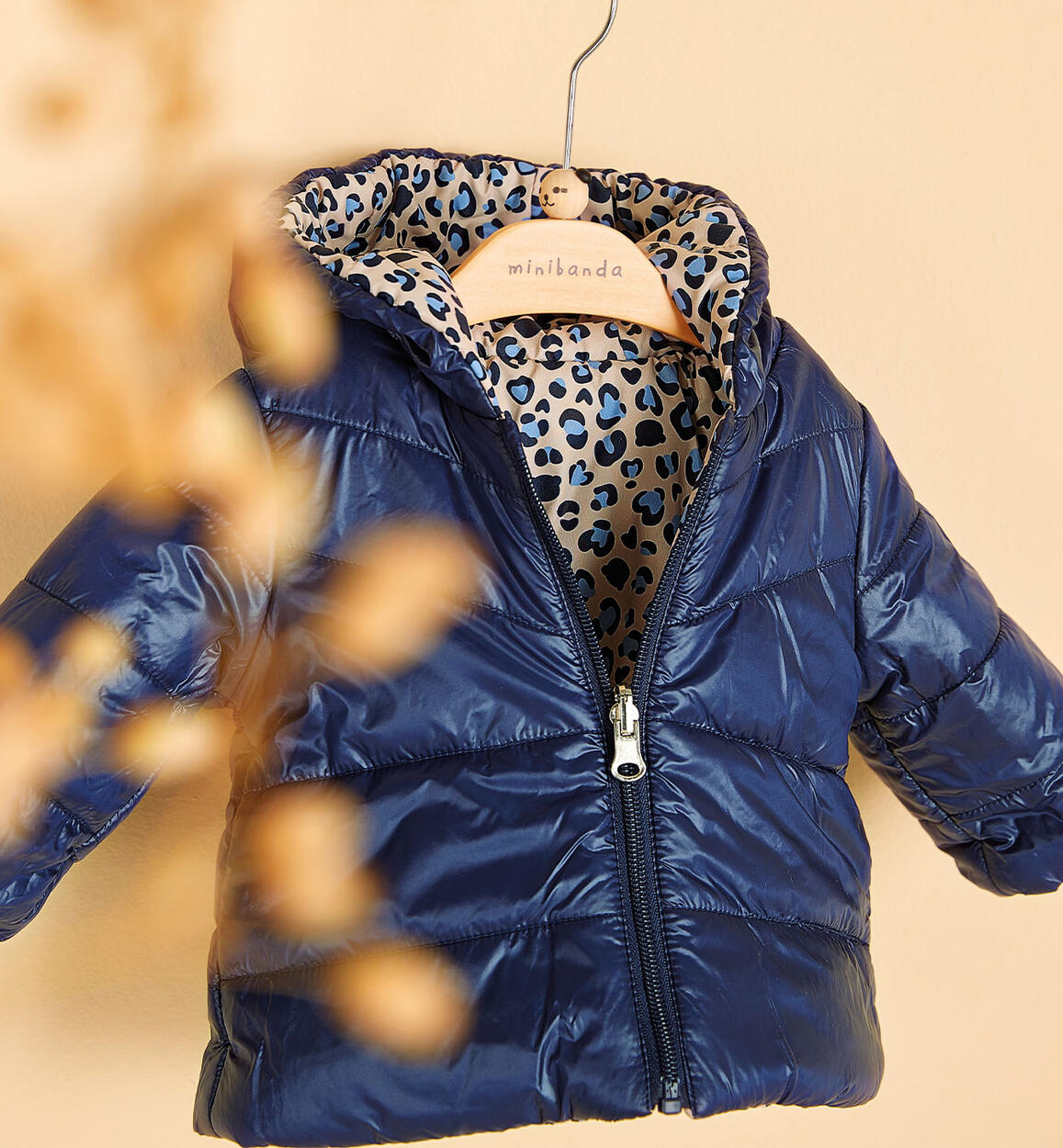 Piumino bimba reversibile