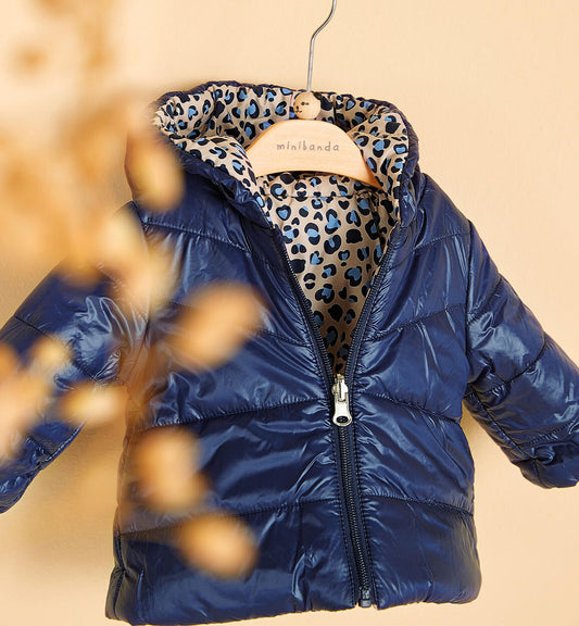 Piumino bimba reversibile