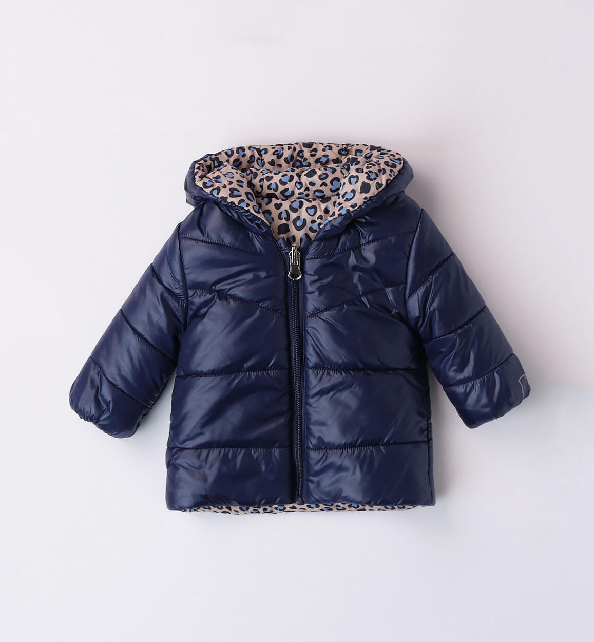 Piumino bimba reversibile