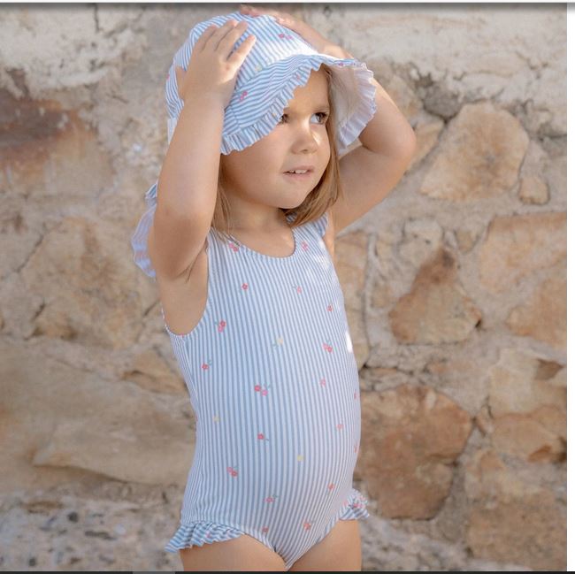 Little Dutch Cappello reversibile Blue Flowers